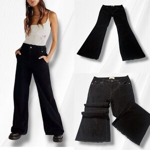 We The Free People Corduroy Flare black Pants size/30